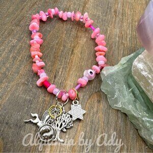 Alquimia Pink Charm Bracelet